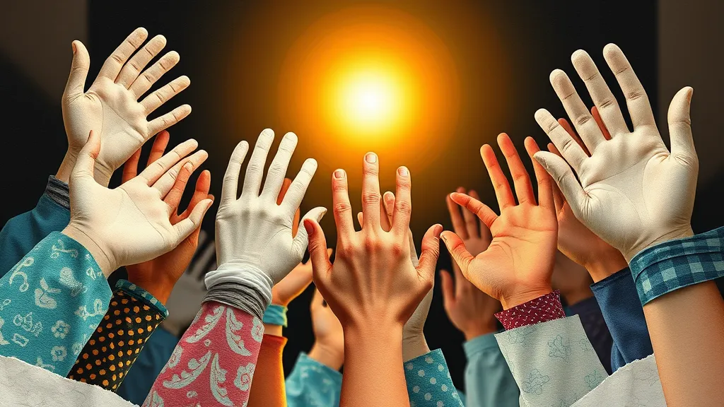 Hands Reaching Out